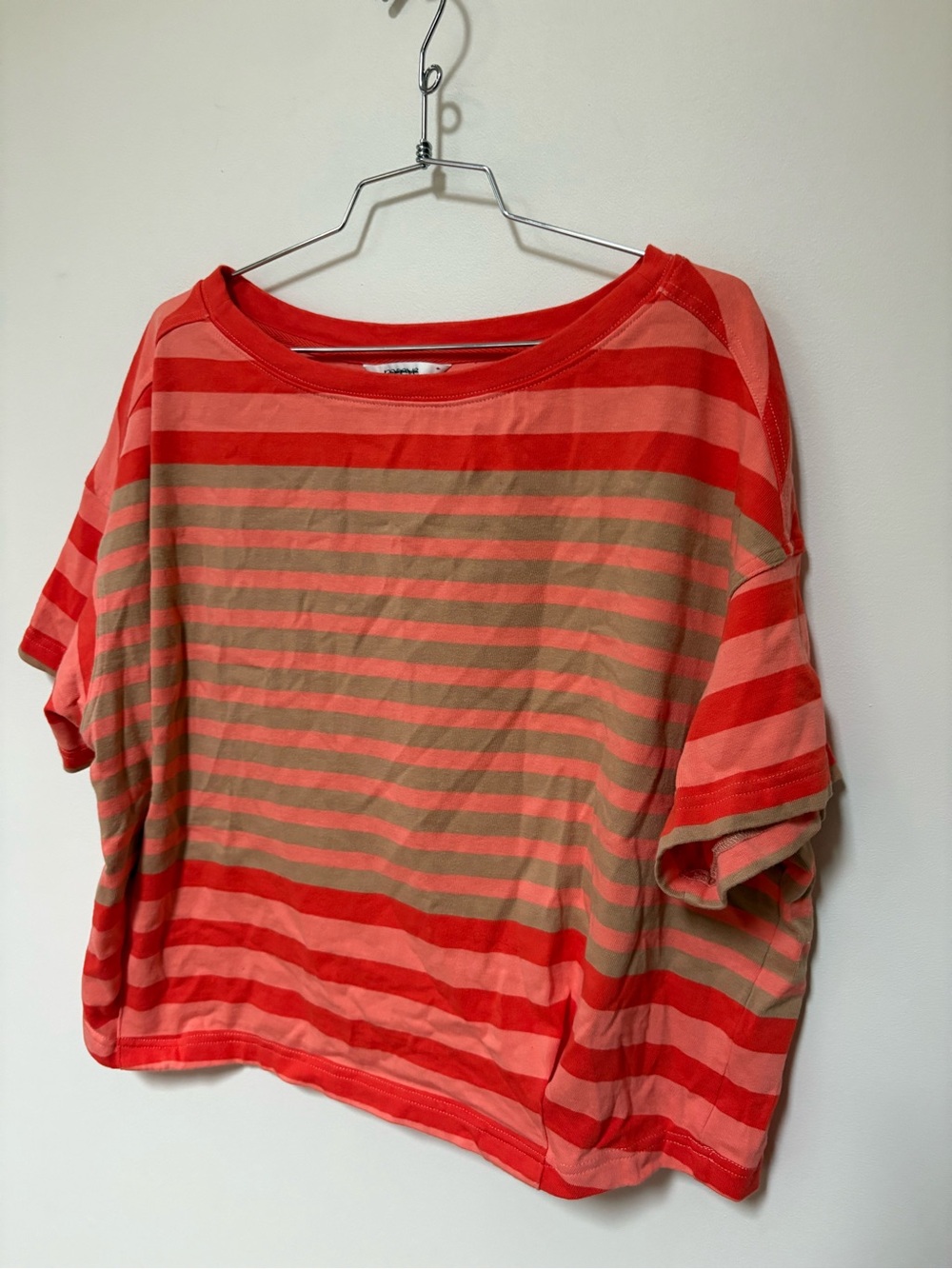 NWOT Anthropologie Maeve Cotton Fisherman Stripe Tee Size Medium - Picture 4 of 12